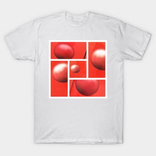 FIVE SHINY RED BUTTONS T-Shirt